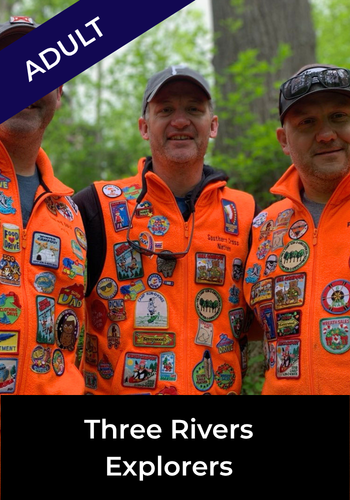Three River Explorers Embroidered Adult Vest
