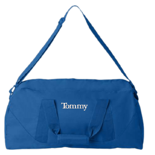Embroidered Large Duffel Bag