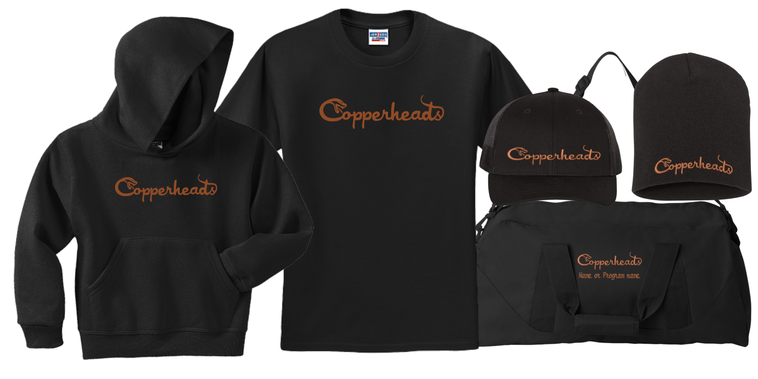 Copperheads apparel collection