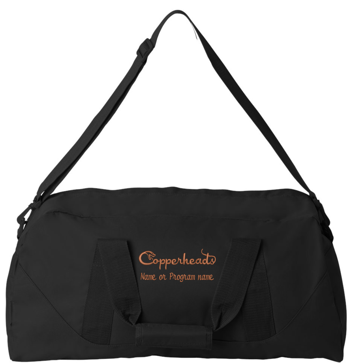 Copperheads Embroidered Large Duffel Bag