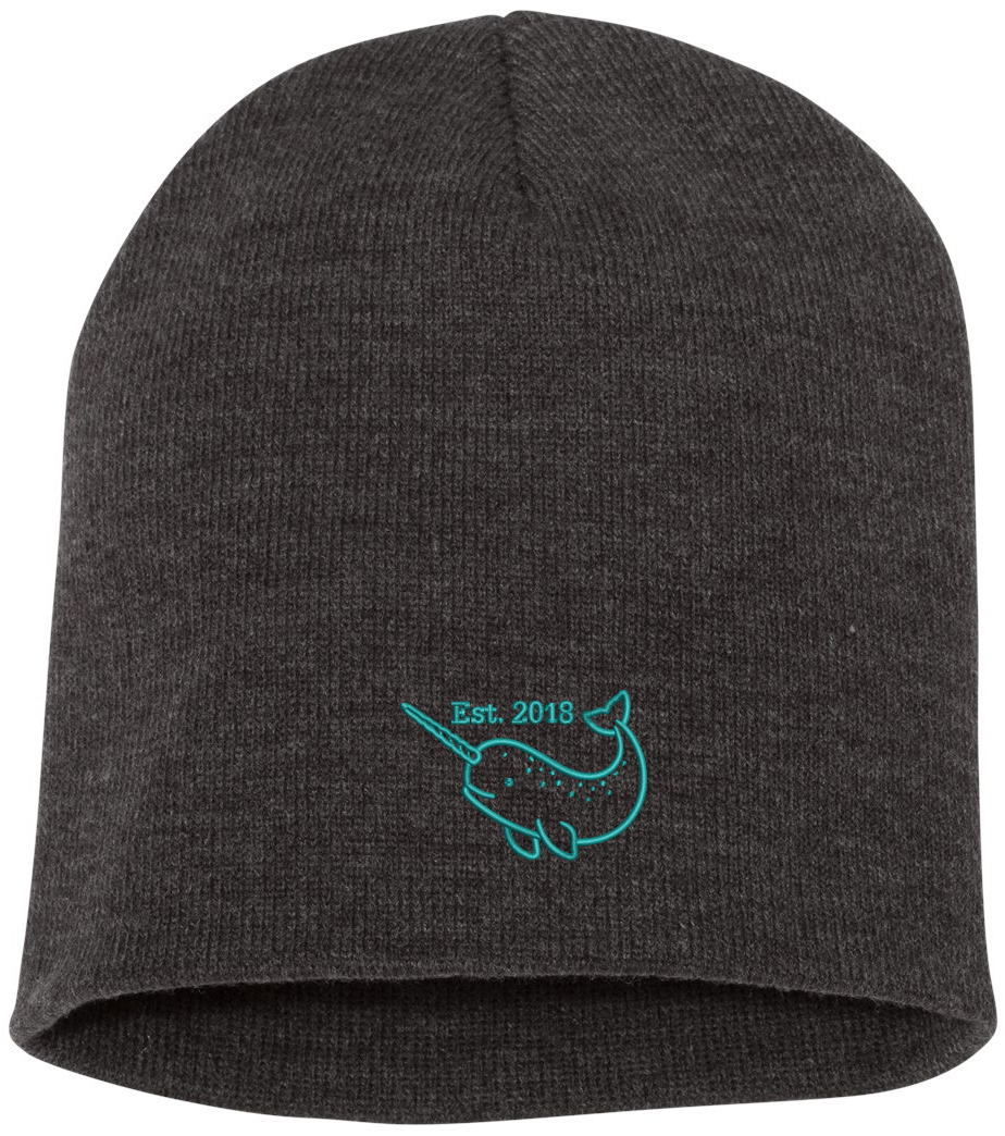 Narwhal Embroidered Beanie