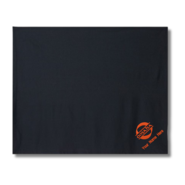 Omaha Embroidered Sweatshirt Fleece Blanket