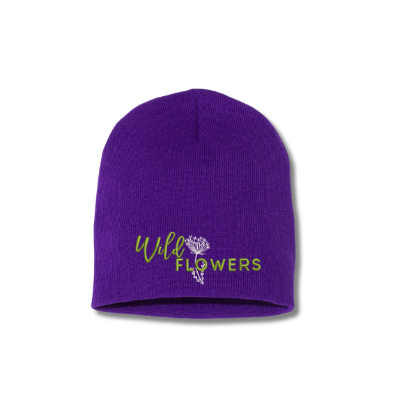 Wildflowers Embroidered Beanie
